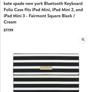 Kate Spade Keyboard Folio for Ipad Mini